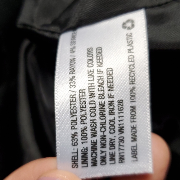 Merona Blazer Black Size 10 Long Sleeve Work Basic - Picture 6 of 6